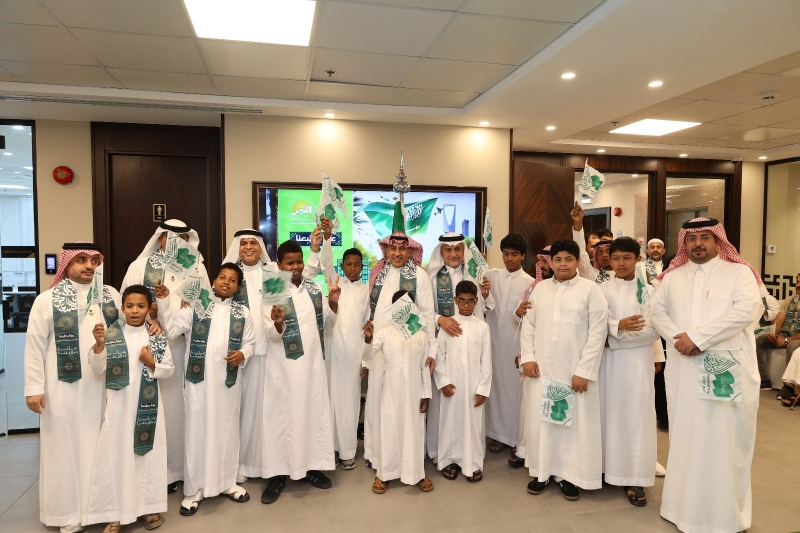 “بر جدة” تحتفي” بذكرى اليوم الوطني الـ 95 بمشاركة أبناء دور الضيافة  ..